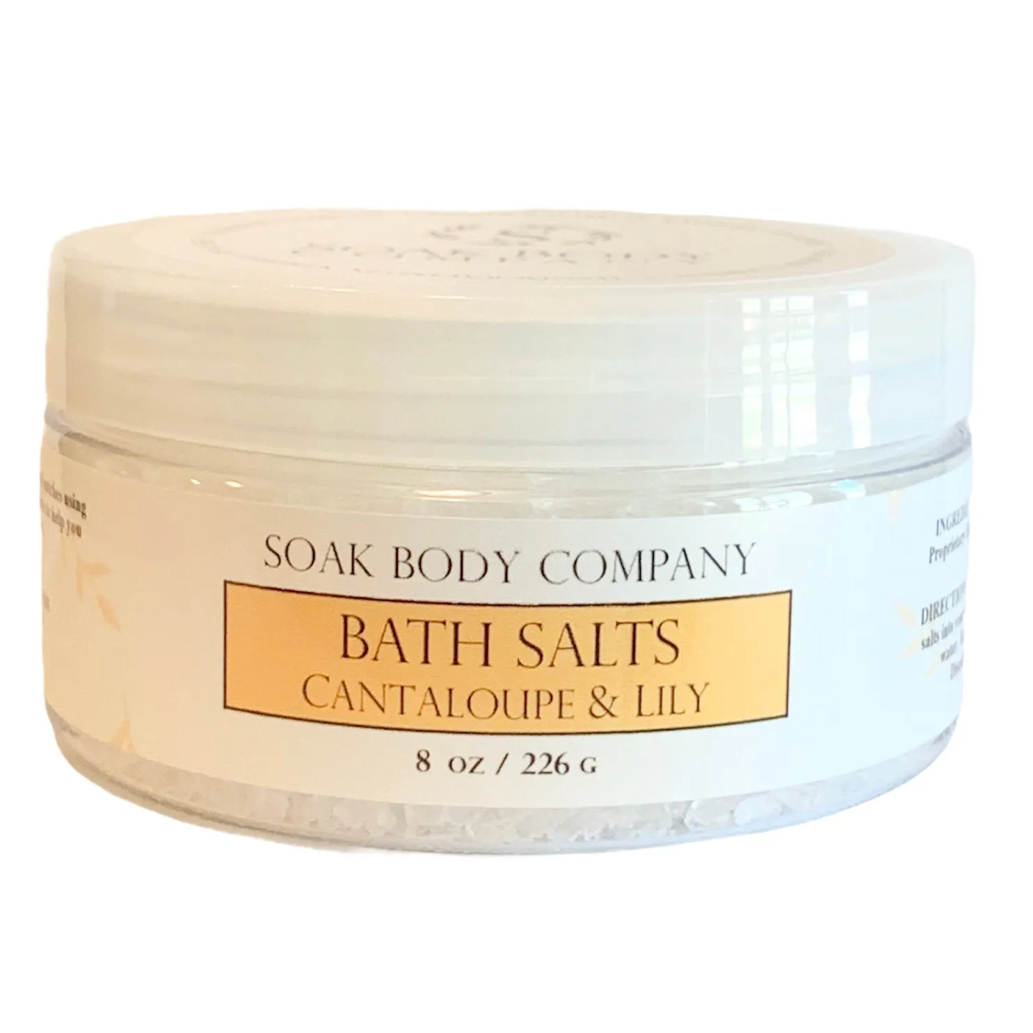 Cantaloupe & Lily Bath Salts