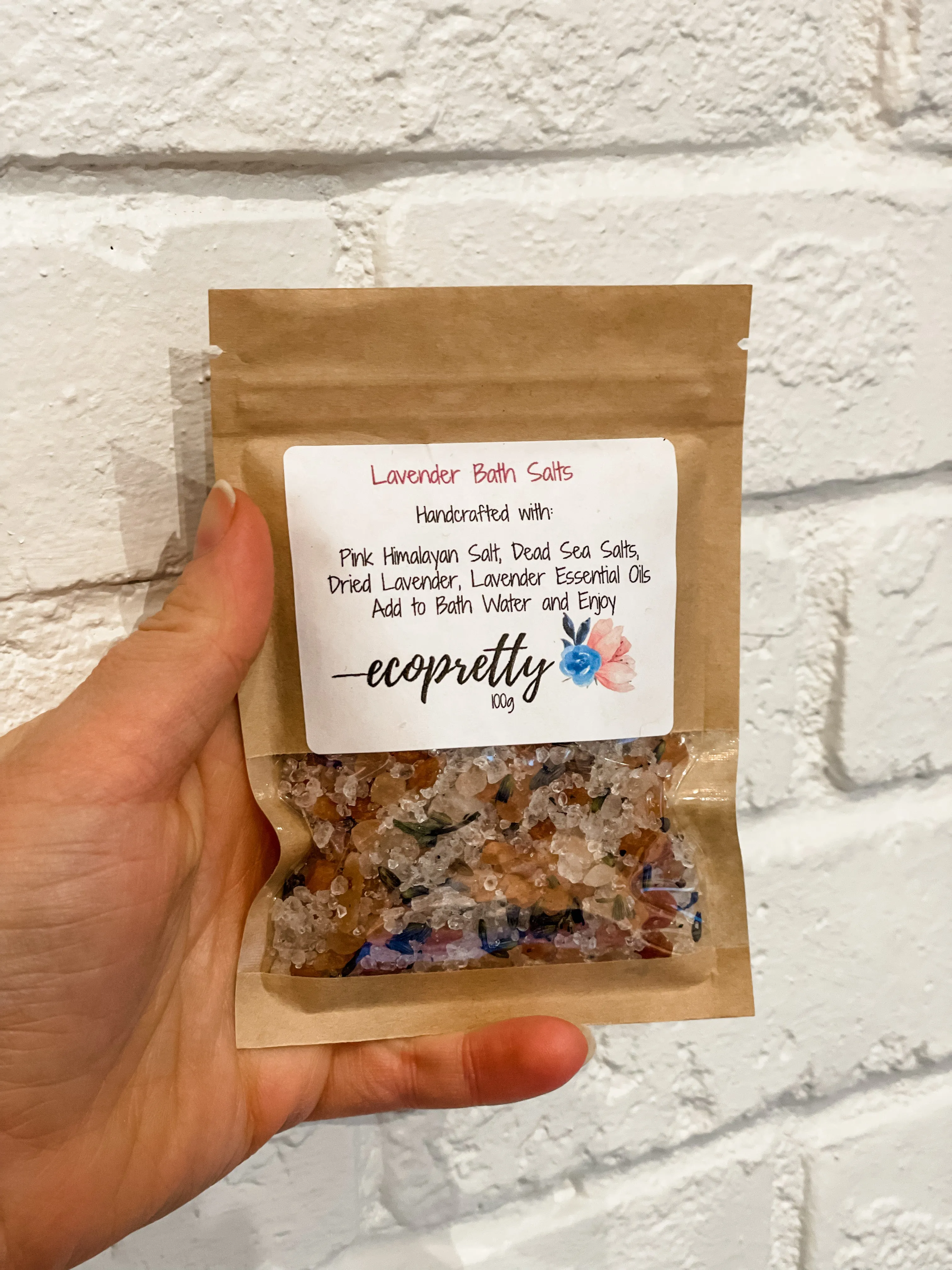 Lavender Loose Spa Bath Salts Sampler - 100g